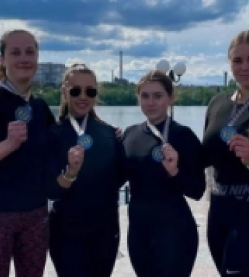 Дубенська патрульна в каное-четвірці здобула перемогу на Кубку України з веслування