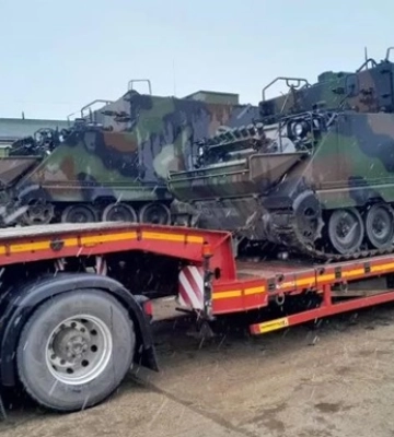 Литва передала Україні нову партію командно-штабних бронемашин M577