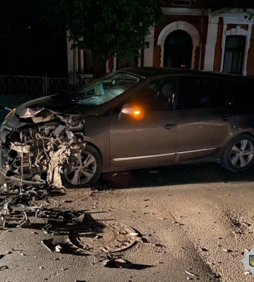 В Умані не розминулися автомобіль та мотоцикл: постраждав неповнолітній (ФОТО)