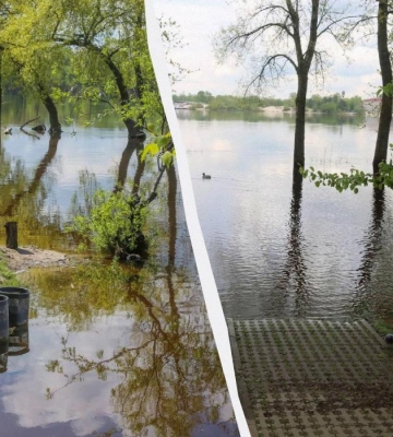 Рівень води у Дніпрі продовжує підніматись в межах Києва
