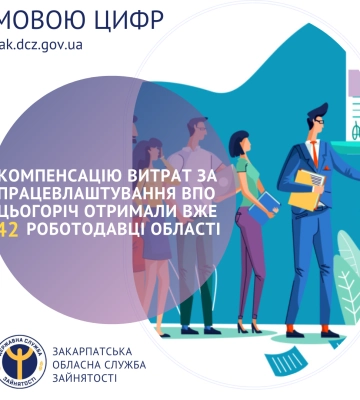Компенсацію витрат за працевлаштування ВПО цьогоріч отримали вже 42 роботодавці області