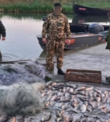 В Ізмаїльському районі піймали браконьєра, який виловив риби на понад 300 тисяч гривень