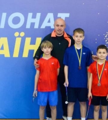 Вихованці Судововишнянської ДЮСШ здобули бронзові медалі на Чемпіонаті України з бадмінтону