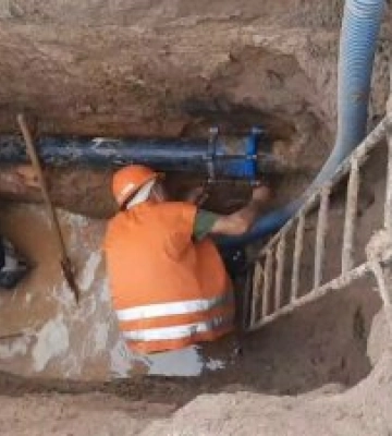 У Миколаєві завершили ремонт водопровідної мережі по вул. Дунаєва