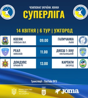 В Ужгороді відбудеться заключний день першого етапу Суперліги з гандболу