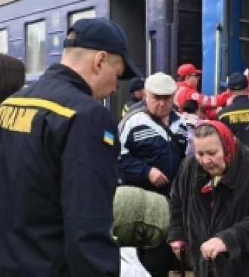 На Рівненщину прибув п&#039;ятий евакуаційний потяг з Донеччини