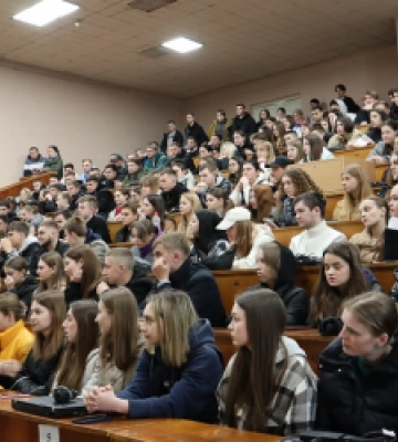 Очільник Львівського ветуніверситету зустрівся зі студентами факультету економіки та менеджменту