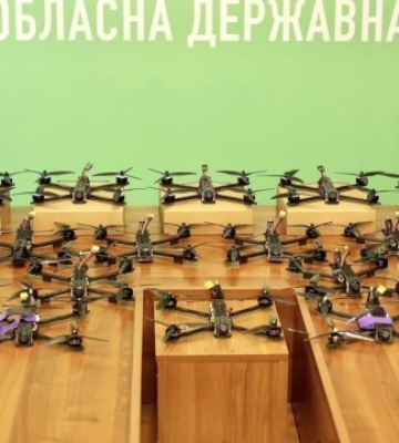 Вінницька ОВА передала нацгвардійцям 20 FPV-дронів