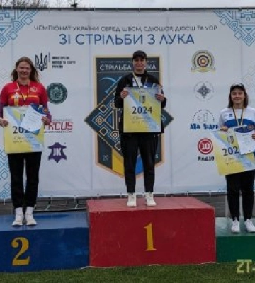 Ольга Хомутовська виборола срібло на чемпіонаті України зі стрільби з лука