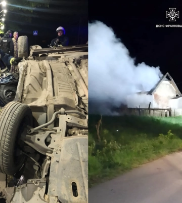 У Франківську перекинувся автомобіль: постраждала людина (ФОТО)
