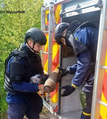 Сапери знешкодили снаряди часів Другої світової у Кропивницькому районі