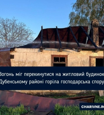 Вогонь міг перекинутися на житловий будинок: У Дубенському районі горіла господарська споруда