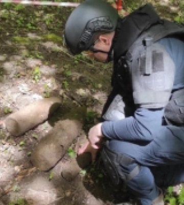 Поблизу Пирятина виявили три боєприпаси часів Другої світової війни