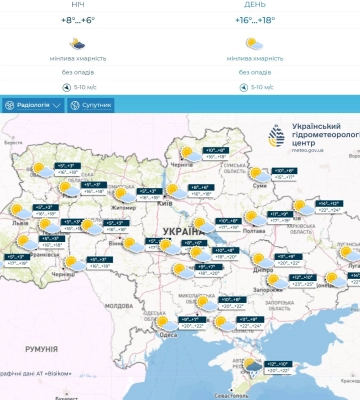 Погода на 27 квітня в Україні: можливі заморозки на ґрунті
