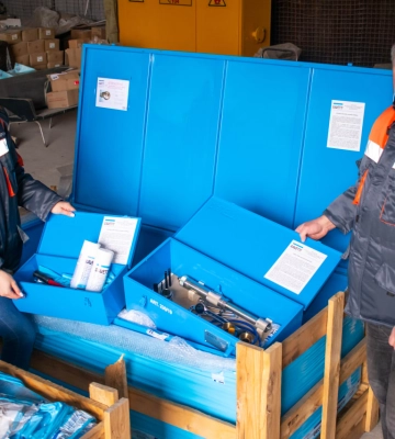 Газовики Дніпропетровщини отримали гуманітарну допомогу від міжнародних партнерів