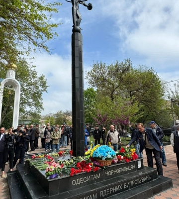 В Одесі вшанували пам’ять учасників ліквідації аварії на ЧАЕС