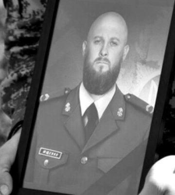 У Луцьку попрощалися з головним сержантом бригади «Хартія» Олександром Ющенком 