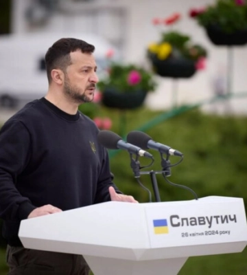 Зеленський поїхав у Славутич у роковини трагедії на ЧАЕС (відео)