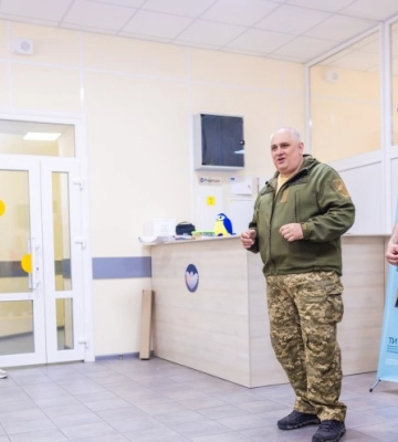 У Кам’янському амбасадори проєкту #ТитаниUA зустрілися із ветеранами, які проходять реабілітацію