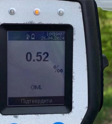 На Франківщині зупинили водія, який кермував автомобілем напідпитку