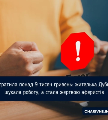 Втратила понад 9 тисяч гривень: жителька Дубна шукала роботу, а стала жертвою аферистів