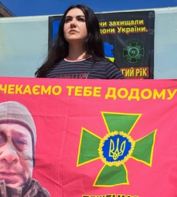 У Дніпрі влаштували акцію "Не мовчи! Полон вбиває"