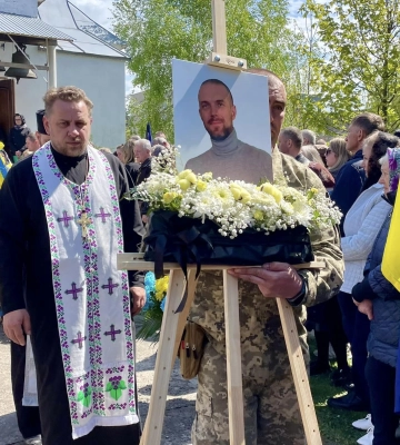 На Волині провели в останню путь Захисника Дениса Скубія