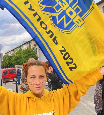 Сигналь! Акція-нагадування про військовополонених у Франківську | фото та відео