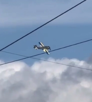 В Одесской области советский самолет Як-52 сбил российский дрон &quot;Орлан&quot; (видео)