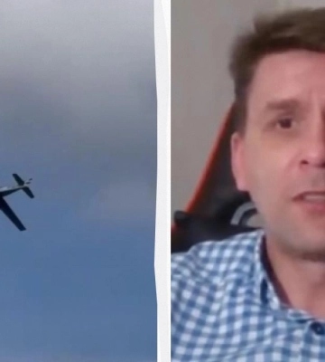 Навчально-тренувальний літак Як-52 збив російський дрон-розвідник в небі над Одещиною. ВIДЕО