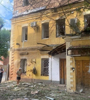 Росіяни знищили офіс партії Тимошенко у Харкові Росіяни знищили офіс партії Тимошенко у Харкові