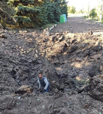 В Курахово обстрелян дом: не менее 12 раненых