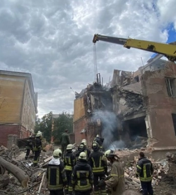 Донецька ОВА показала наслідки чергового обстрілу Слов&#039;янська