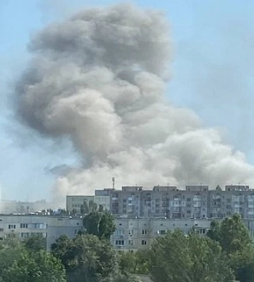 В оккупированной Новой Каховке снова удачно уничтожили базу врага