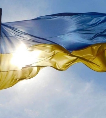 Над Балаклеей подняли украинский флаг