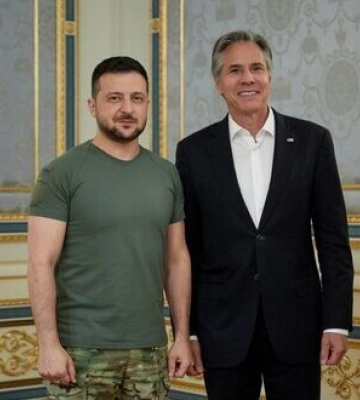 Зеленский и Блинкен обсудили дальнейшую поддержку Украины со стороны США