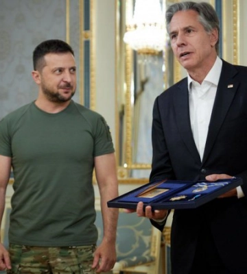 Зеленський нагородив Блінкена орденом Ярослава Мудрого
