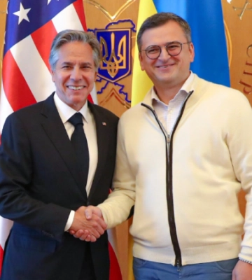 Блінкен поспілкувався у Києві з Кулебою