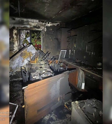 У Дніпрі спалахнув житловий будинок 