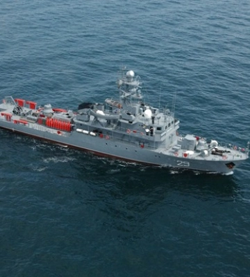 Румынский корабль подорвался на мине в Черном море