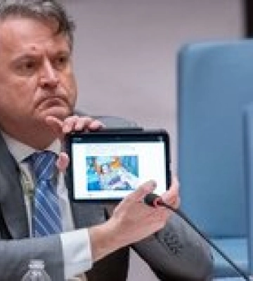 &quot;Здесь это не лечат&quot;. Кислица предложил отвезти россиян с заседания Совбеза ООН в больницу
