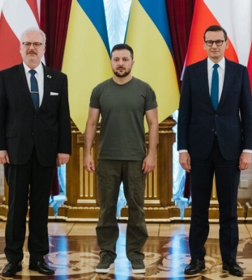 Зеленський провів зустріч з президентом Латвії та прем&#039;єром Польщі 