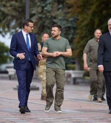 Володимир Зеленський зустрівся з прем&#039;єром Польщі та президентом Латвії