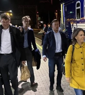 Глава МЗС Німеччини Анналена Бербок приїхала до Києва - ЗМІ