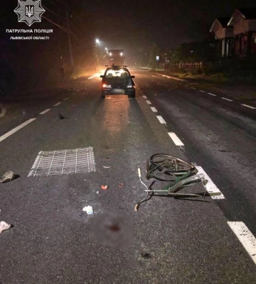 Госпіталізували п&#039;яного велосипедиста, який не дав дорогу автомобілю