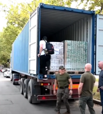 З Одеси у Миколаїв прибув черговий гуманітарний вантаж