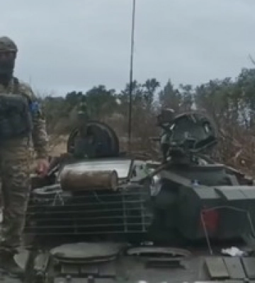 Багато вбитих росіян та підбитої техніки: десант ЗСУ показав відео контрнаступу на Харківщині