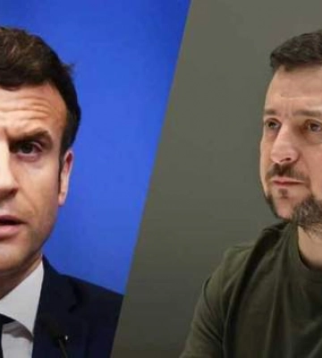 Макрон і Зеленський спільно вимагають вивести окупаційні сили РФ з району Запорізької АЕС