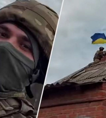 На будинку у Великій Комишувасі на Харківщині замайорів український прапор
