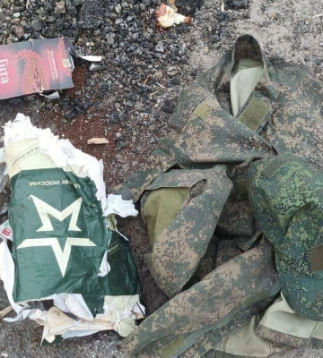 Десантники з Дніпропетровщини показали залишки від окупантів на звільненій Харківщині. Відео